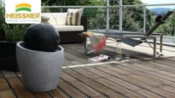 HEISSNER Gartenbrunnen "Jupiter LED", Black/grey, 38x38x55cm (016606-13) 5 HEISSNER Gartenbrunnen "Jupiter LED", Black/grey, 38x38x55cm (016606-13) -Heissner 4kS7fMHMmY8