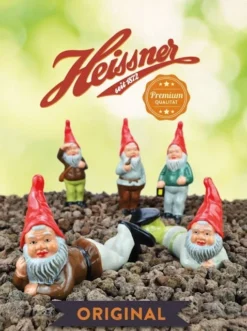 HEISSNER Die Waldmänner, Serie Mit 5 Gartenzwergen (06222-00) -Heissner Alle Heissner ORIGINAL Gartenzwerge 1