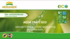 Heissner Smartline ECO Bachlaufpumpe 2200 L/h (HFP2500-00) Ab Modell 2021 -Heissner EXpiYFmrbcg