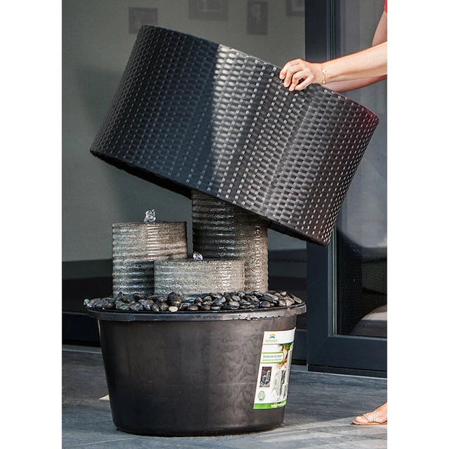 Heissner Rattan-Umrandung Für Terrassenbrunnen (016994-00)