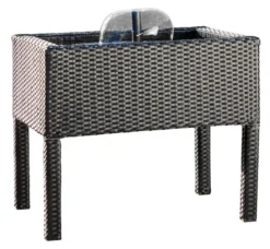 Heissner Rattan Hochteich, Schwarz (015196-00)