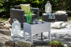 Heissner Rattan Hochteich, Grau (015196-13)