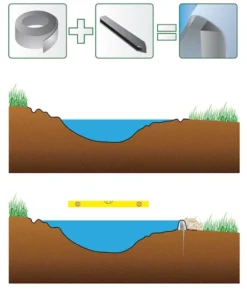 Heissner Teichrandsystem: PE-Band, 15 M X 140 Mm (TF821-00) -Heissner Heissner Teichrandsystem PE Band 15 m x 140 mm 8