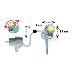 Heissner Teich- Und Gartenlicht 1er-Set (U401-T) -Heissner Heissner eco LED Teich und Gartenlicht warm weiss U401 T Illu