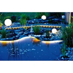 Heissner LED-Band Starter-Set WarmWhite 500cm (L122-T) -Heissner Heissner eco Unterwasser LED Band Starter Set Warm Weiss Teichrand u Weg Nachts