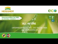 Heissner SMARTLINE Unterwasserfilter-Set Mit Wasserspielpumpe - 1000L/h - 9W UVC (FA1000UV-00) -Heissner bFZISFj OXM