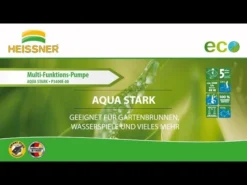 Heissner AQUA STARK ECO Multifunktionspumpe 2100 - 3400 L/h (P3400E-00) -Heissner e3Kv0wiq sw