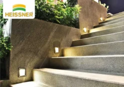 Heissner Boden-Einbau-Spot "square", RGB, 3W (L464-00) -Heissner heis l464 wandeinbauleuchten