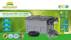 Heissner Durchlauffilter-Set 24m³ - 24W UVC (FPU24000-00) Ab Modell 2021 -Heissner v6ptLi4SK4Q